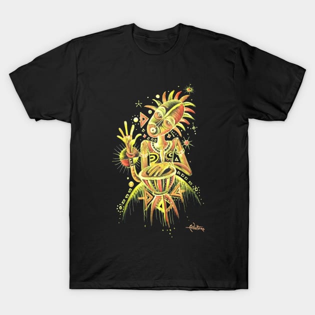 The African Drummer T-Shirt by ArtCameroon